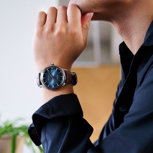 Seiko SRPK15J1 Presage Cocktail Time Midnight Blue Moon