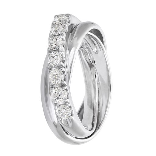 Story of Love Lyon timanttisormus yht. 0,50ct 14K valkokulta