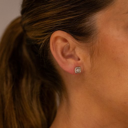 Timanttikorvakorut yht 0,23ct 14K keltakulta