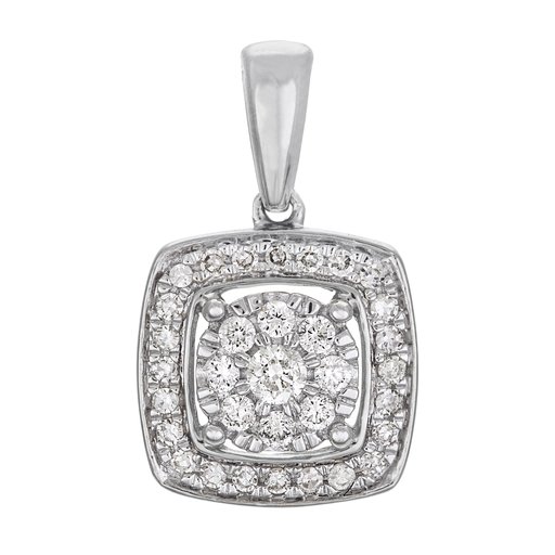 Timanttiriipus yht. 0,15ct 14K valkokulta