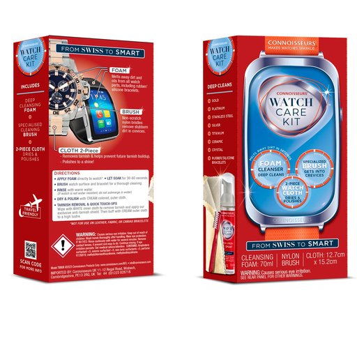 Connoisseurs Watch Care Kit kellon puhdistussetti