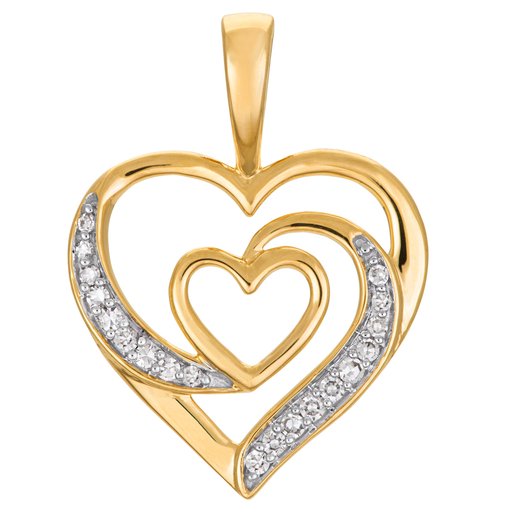 Timanttiriipus yht. 0,05ct 14K keltakulta