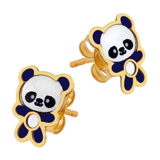 Kultaiset korvakorut, panda