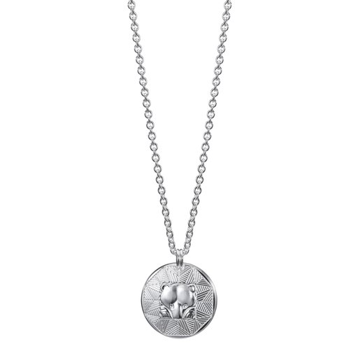 Kalevala Pohjankarhu Amuletti iso, hopea