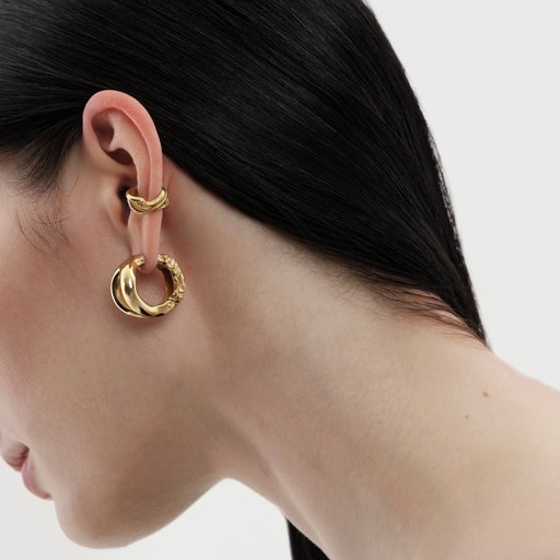 Kalevala Männyt ear cuff pronssi
