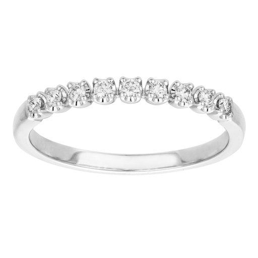 Timanttisormus yht. 0,13ct 14K valkokulta