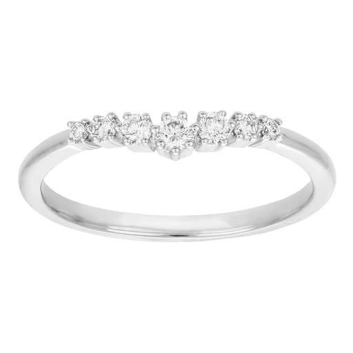 Timanttisormus yht. 0,16ct 14K  valkokulta