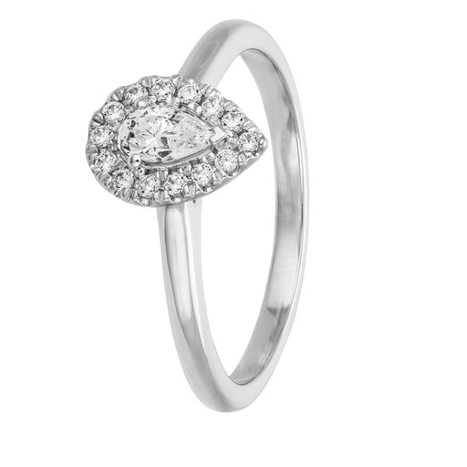Story of Love Portofino timanttisormus yht. 0,33ct 14K valkokulta