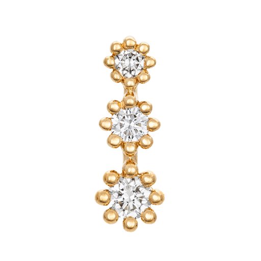 Timanttiriipus yht. 0,18ct keltakulta
