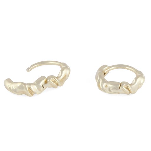 SNÖ of Sweden Wave small ring korvakorut, kullanväriset