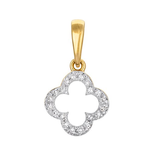 Timanttiriipus yht. 0,05ct 14K keltakulta