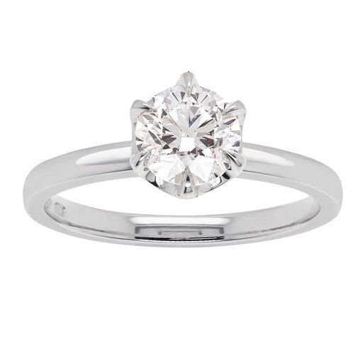 Princess Patricia timanttisormus 1,00ct 14K valkokulta
