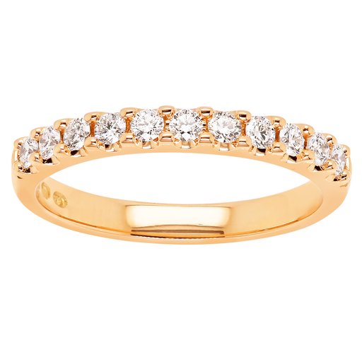 Princess Isabella timanttisormus yht. 0,33ct 14K  keltakulta