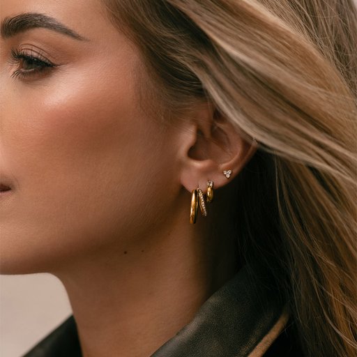 Mockberg x Kenza Noor Gold korvakorut