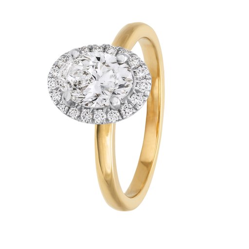 Story of Love Ljubljana timanttisormus yht. 1,14ct 18K  keltakulta