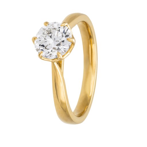 Story of Love Capri timanttisormus 1,00ct 18K  keltakulta