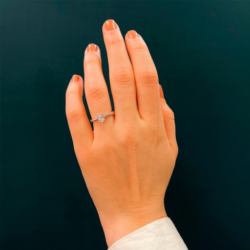 Fenia Electra laboratoriotimanttisormus 0,50ct 18K valkokulta