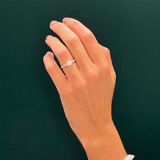 Fenia Sirius laboratoriotimanttisormus yht. 0,48ct 18K keltakulta