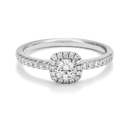 Fenia Sirius laboratoriotimanttisormus yht. 0,48ct 18K valkokulta