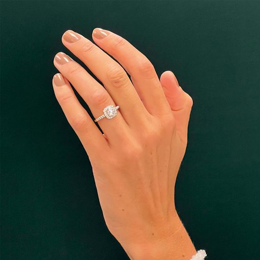 Fenia Sirius laboratoriotimanttisormus yht. 1,29ct 18K keltakulta