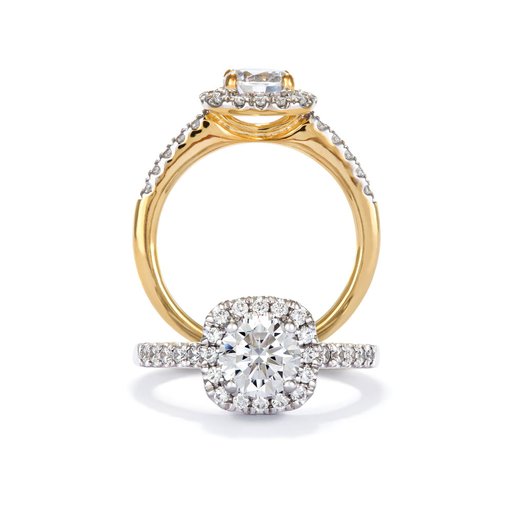 Fenia Sirius laboratoriotimanttisormus yht. 1,29ct 18K valkokulta
