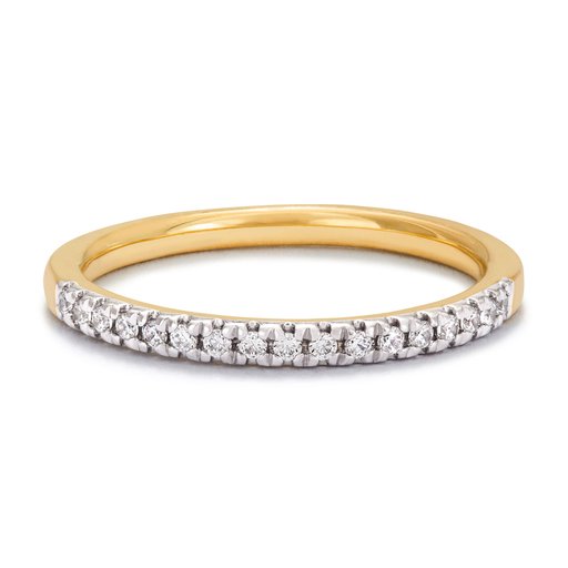 Fenia Capella laboratoriotimanttisormus yht. 0,12ct 18K keltakulta