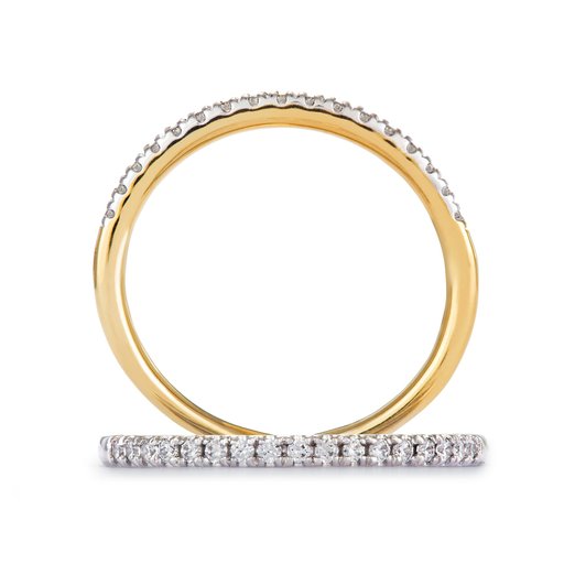 Fenia Capella laboratoriotimanttisormus yht. 0,12ct 18K keltakulta