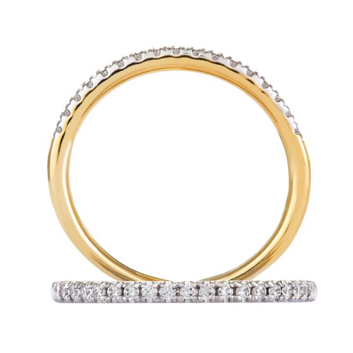 Fenia Capella laboratoriotimanttisormus yht. 0,12ct 18K valkokulta