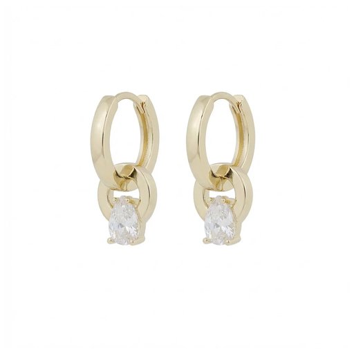 1396-7500251 Callie plain pendant ring ear