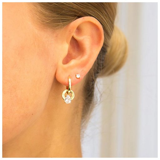 1396-7500251 Callie plain pendant ring ear