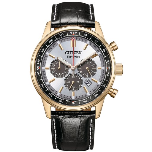 CA4723-03A Citizen E-D Pilot nahka kulta