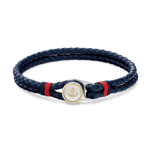 Tommy Hilfiger Nautical Blue Leather rannekoru