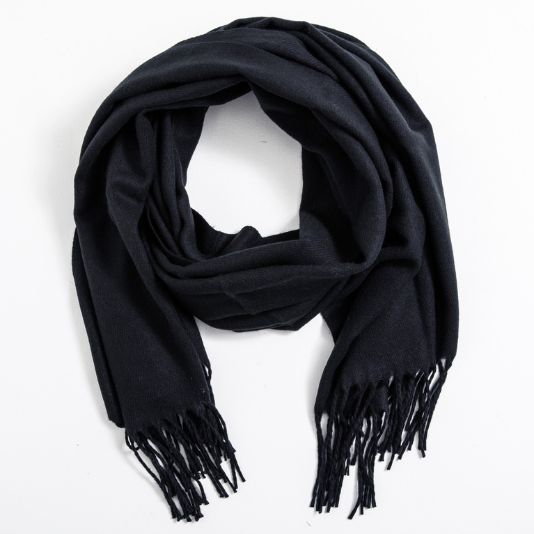 Fine-knit scarf "Holm" Black 3