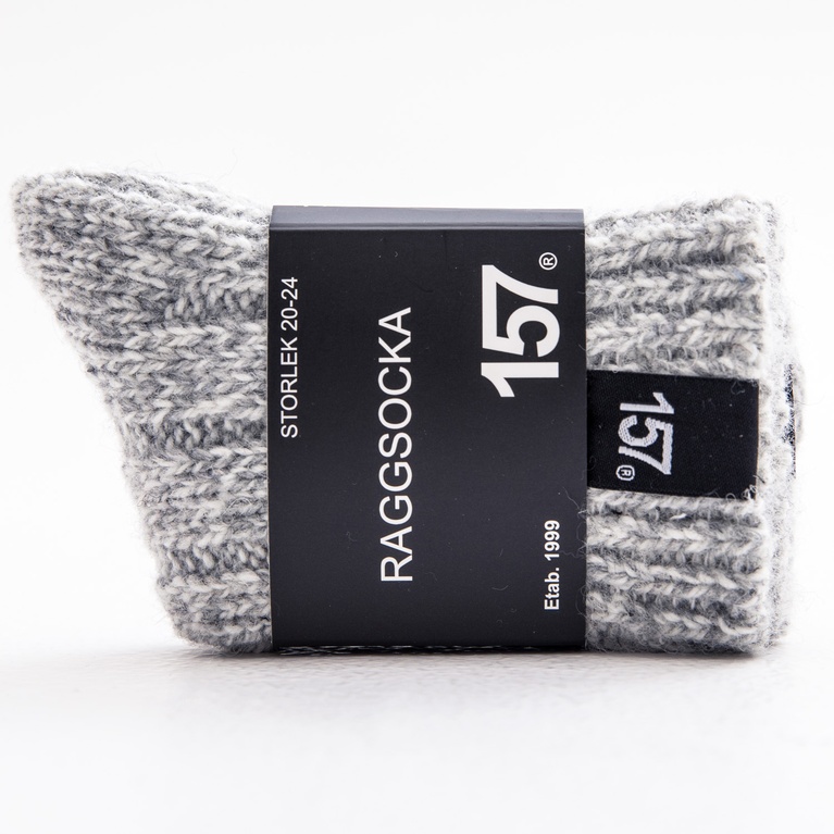 Wool sock "Raggsock" Grey Melange