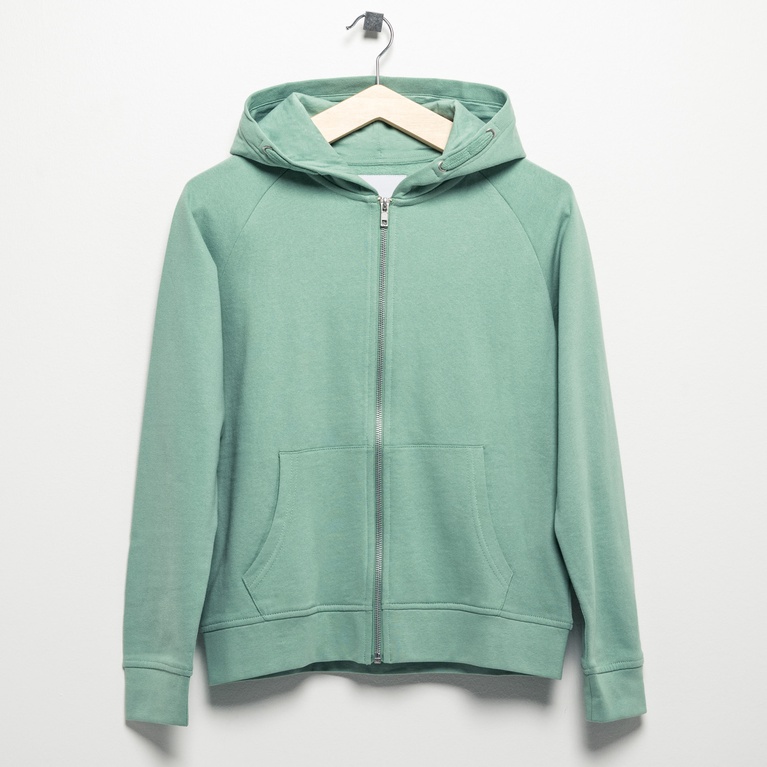 Zip hoodie "Tom star" Green 2