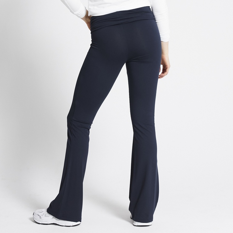 Folded yoga pants "Noelle" Dark Blue