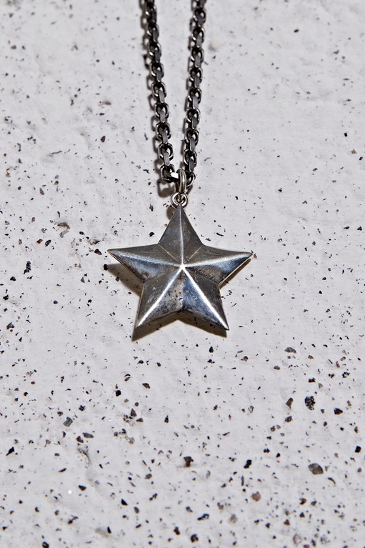 Big pendant  Silver Grey