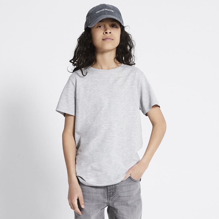 Basic tee "Andie" Grey Melange
