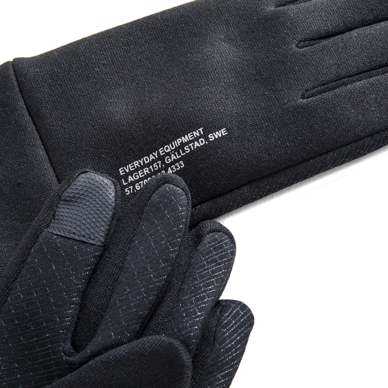 Soft shell gloves "Soft shell Finger" Black
