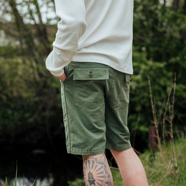 Fatigue Shorts Army Green