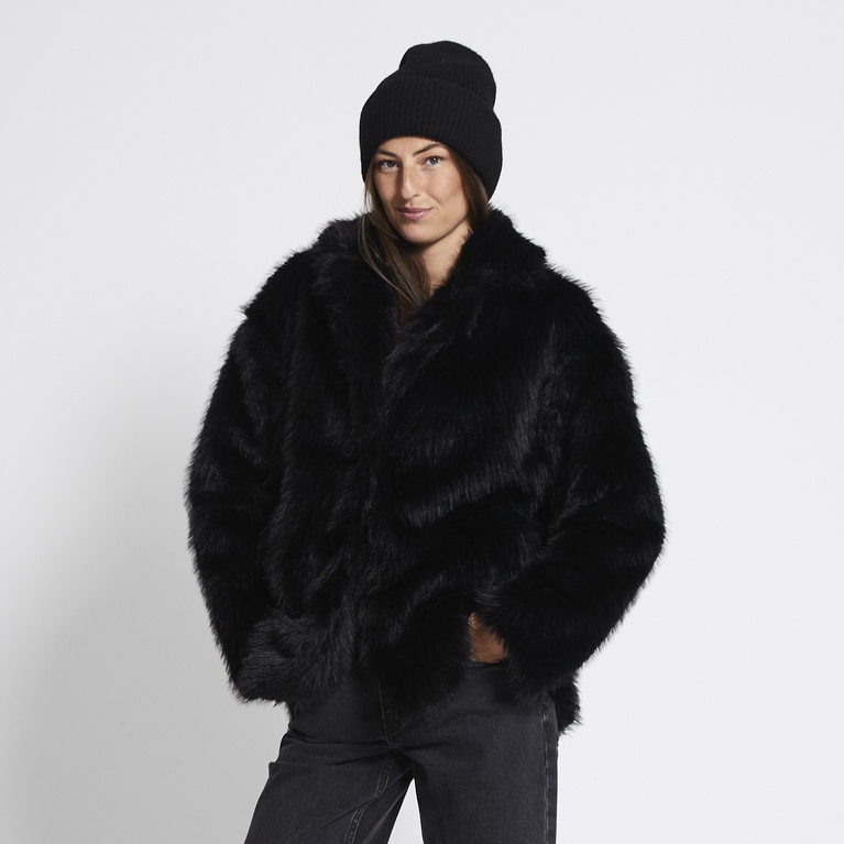 Faux fur jacket "Fabia"