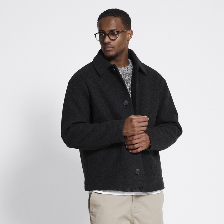 Jacket "Cigge" Black melange