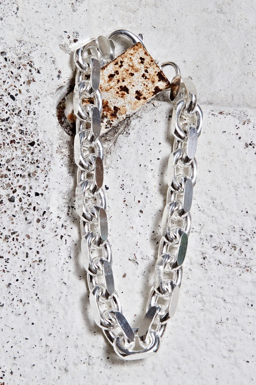 Anchor bracelet  Silver Metallic