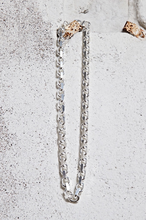 Anchor chain Silver Metallic