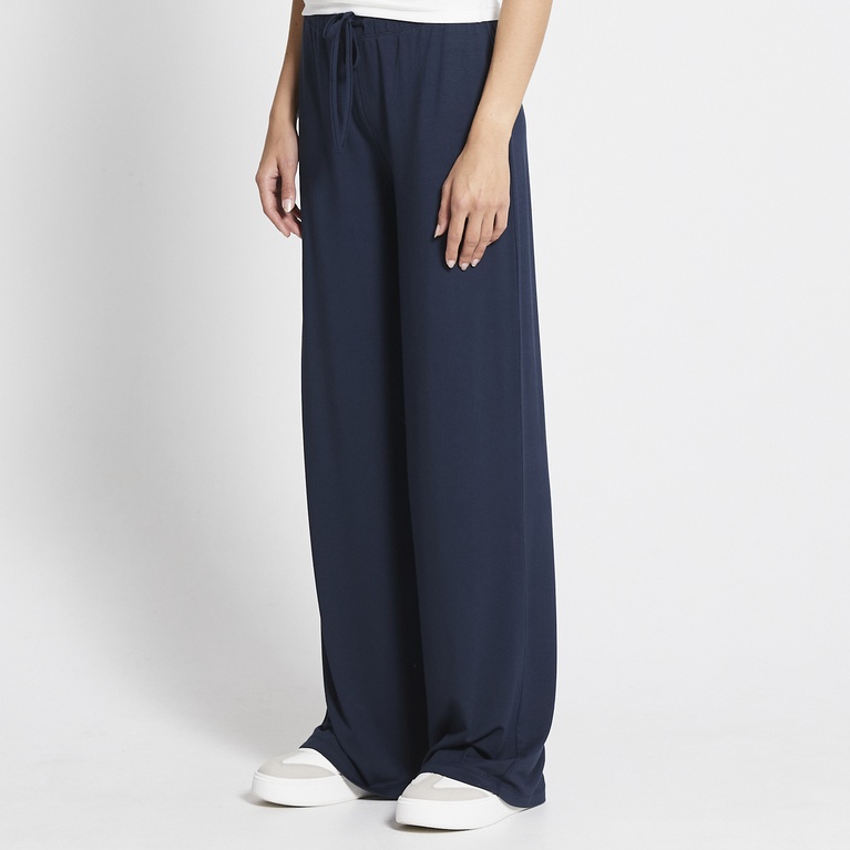 Loose soft pants "Holly" Dark Blue