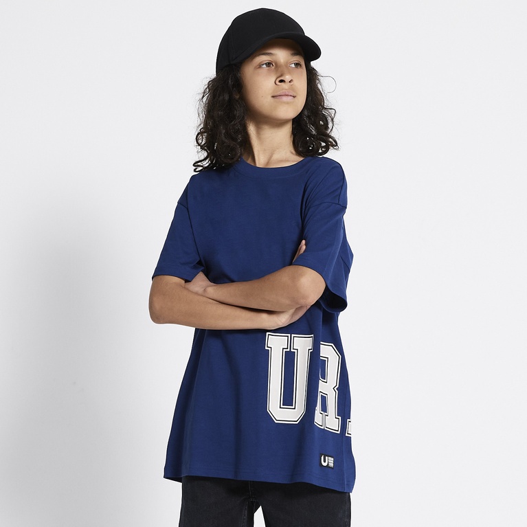 Printed tee "Wilson" Dark Blue
