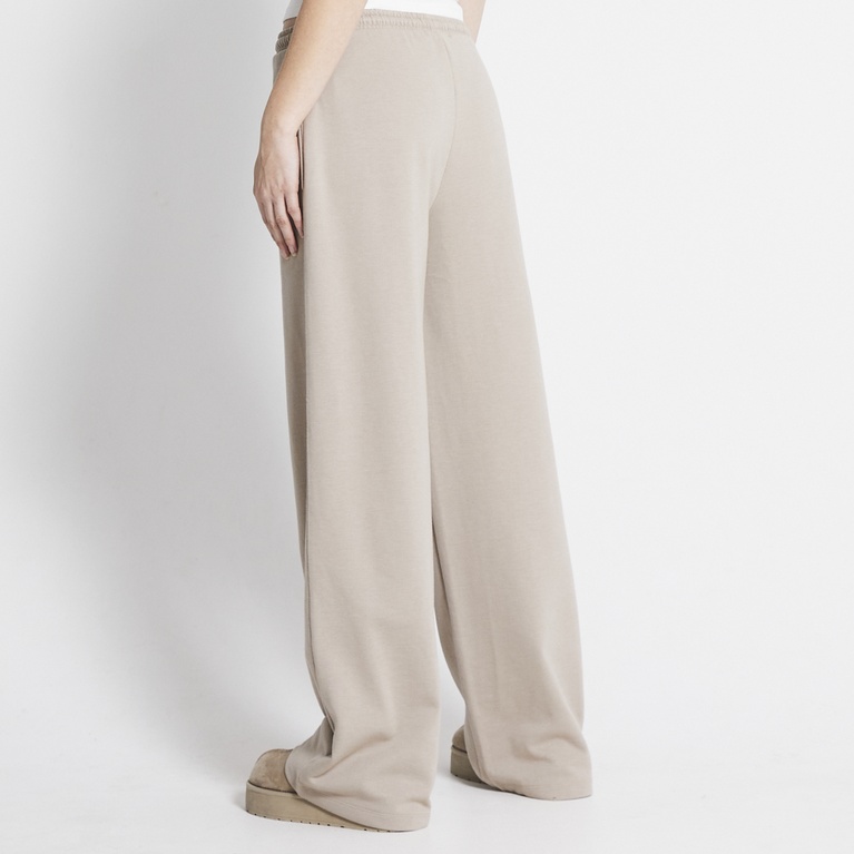 Wide sweatpants "Tyla" Light Beige