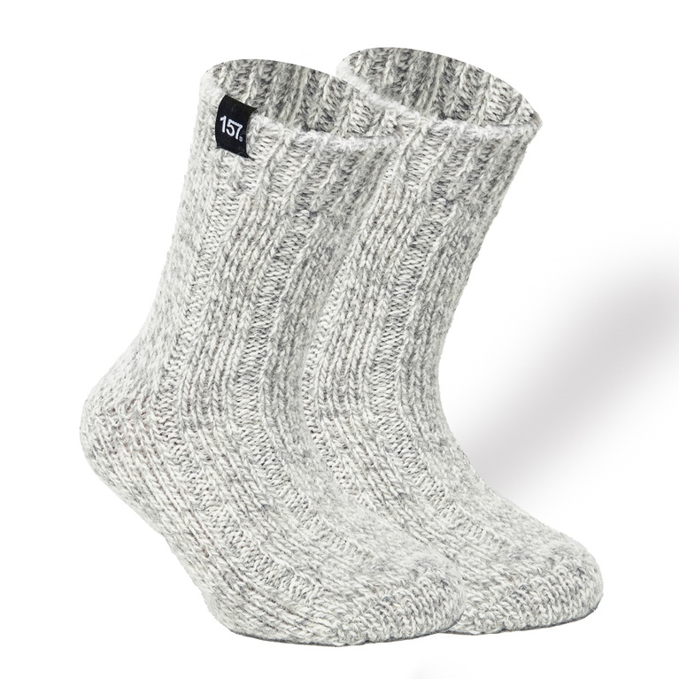 Wool sock "Raggsock" Grey Melange