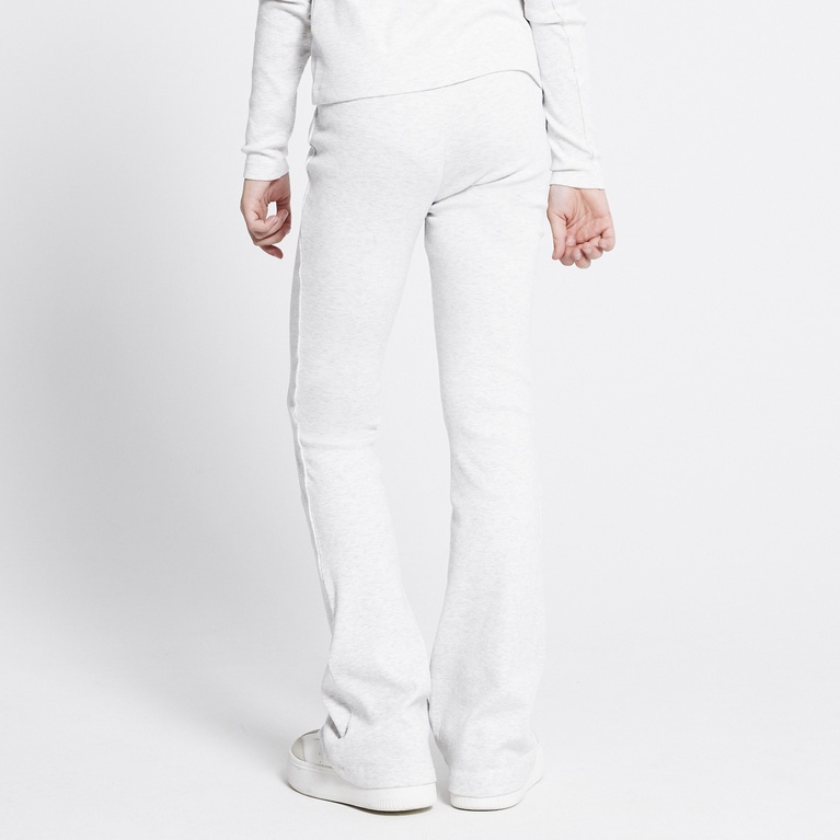 Ribbed pants "Ribby" Light greymelange