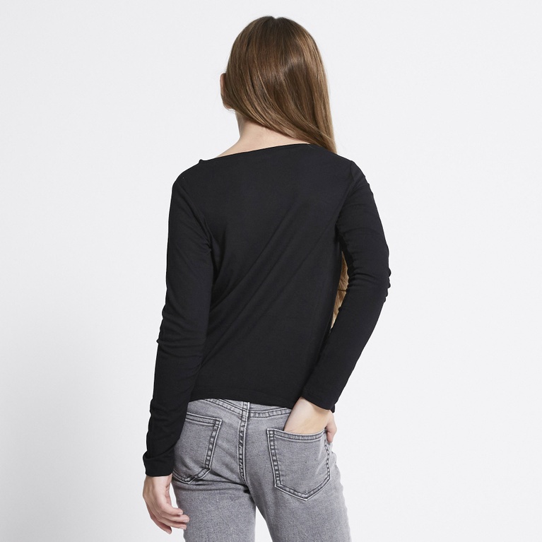 Long sleeve top "Gry" Black